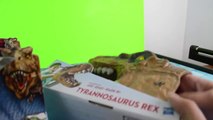 Jurassic World toys dinosaur videos for children T-rex puppet Dilophosaurus Dimorphodon Ankylosaurus-HL2ahl