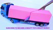 DIY How To Make Kinetic Sand Truck Container Heavy loader Magic Sand Learn Colors-tEq