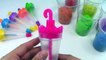 DIY How to make Kinentic Sand Ice Cream Popsicles Umbrella Kinetic Sand Rainbow Learning Colors-Qm