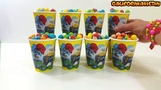 Bubble Gum Balls Surprise Toys For Kids The Smurfs Scary-Y7