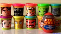 STAR WARS Play Doh SURPRISE CAN HEADS TRANSFORMERS Angry Birds Clay Buddies Minions Blocks YODA-74T_jkQ