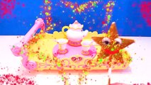 Beauty and the Beast Be Our Guest Game _ Pizza Tea Party Surprise Toys Kids Video-m_ud