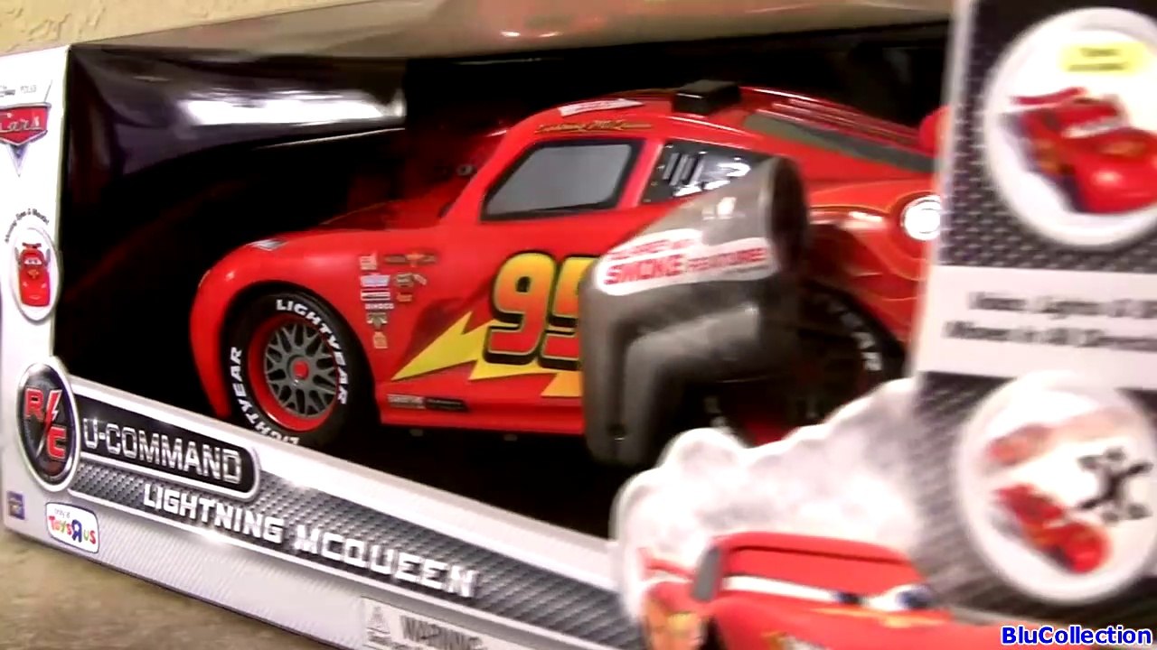 CARS 2 U-Command Lightning McQueen with Smoking Tailpipes Lights n Sounds R_C Water Toy-tE5