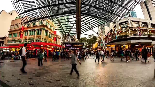 Brisbane bei Tag & Nacht - Zeitraffer