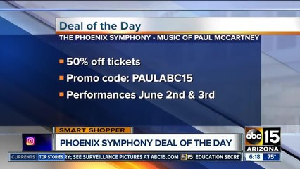 Smart Shopper Deal of the Day: Phoenix Symphony