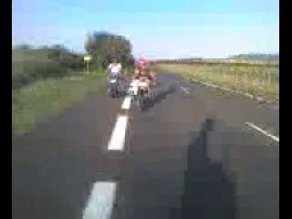 Roue arriere voie de gauche