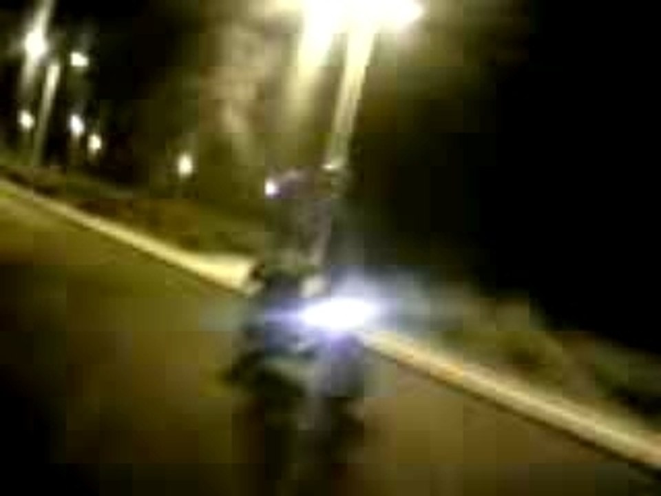 Roue arriere by night