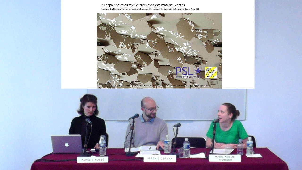 Rencontres des Gobelins | Papier peint et textile aujourd’hui: repenser le savoir-faire et les usages (3/3)