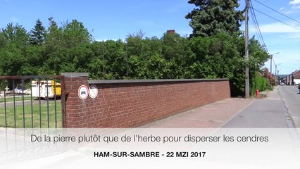 Jemeppe-sur-Sambre: de la pierre à la place de l'herbe pour disperser les cendres