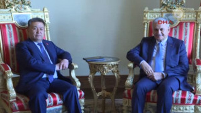 Başbakan Yıldırım Kırgızistan Meclis Başkanı Tursunbekov'u Kabul Etti