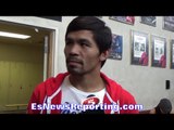 MANNY PACQUIAO DOESN'T THINK BRADLEY HAS 