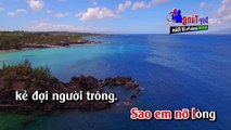 Karaoke - Tình Em Biển Rộng Sông Dài - Nhạc Sống Hay Nhất 2017