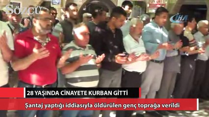 İzmir'de cinayete kurban giden genç defnedildi
