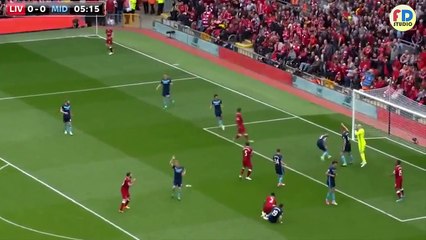 The last season premier league - Liverpool vs Middlesbrough - 3 : 0