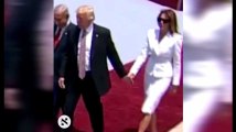 Quand Melania Trump refuse de donner la main à son mari