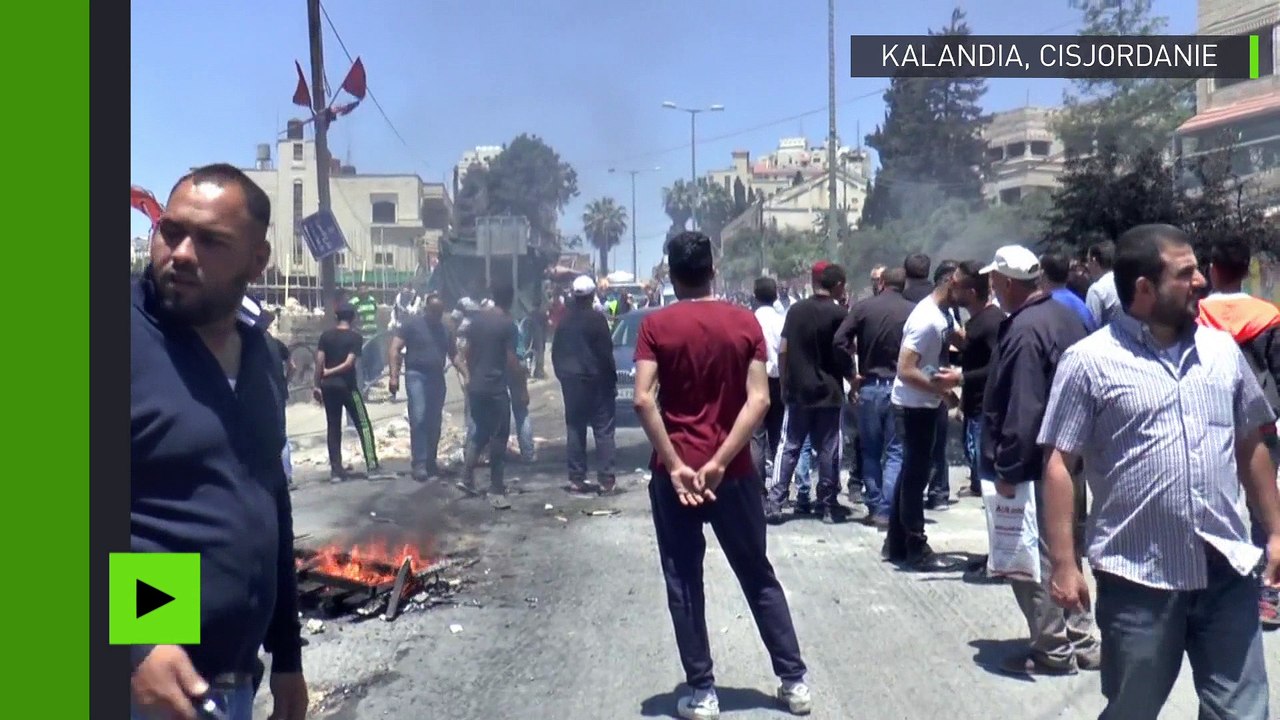 Au jour de la visite de Trump en Israël, des manifestants palestiniens se heurtent à Tsahal
