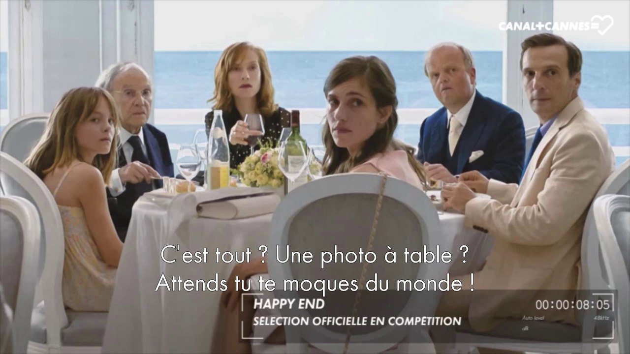 La bande-annonce en une seule image de Happy End - La BA de Francois - Festival de Cannes 2017