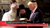 Trump, Kudüs’te bir ilki gerçekleştirdi