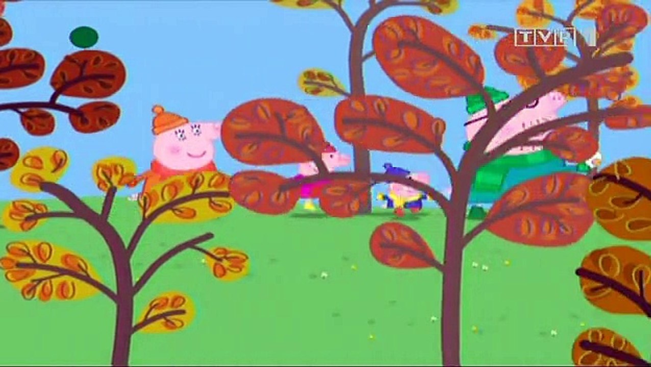 #60 Świnka Peppa - Wietrzny, jesienny dzien (sezon 2 - Bajki dla dzieci)