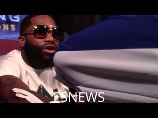 ADRIEN BRONER Talks To Elie Seckbach & Desiigner rapper of Panda in house - esnews boxing