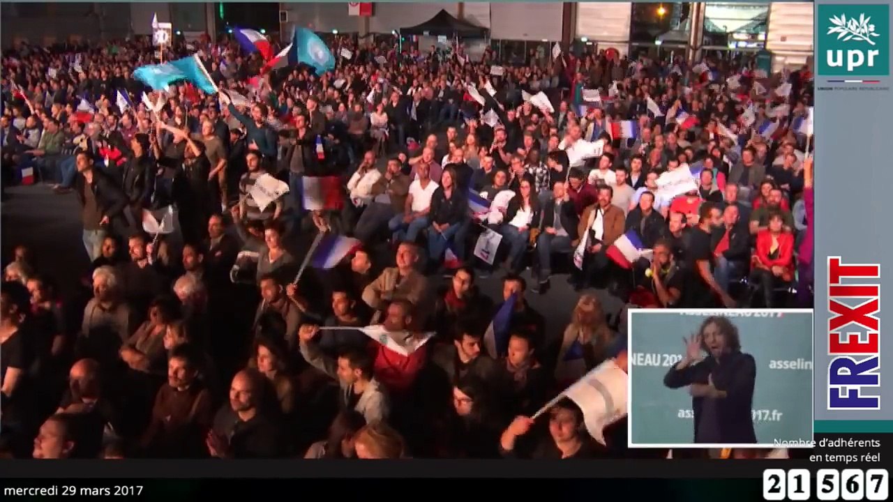 Asselineau - Meilleur extrait du discours du 25 mars (pour le plaisir :p)