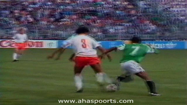 الشوط الثاني مباراة مصر و هولندا 1-1 كاس العالم 1990