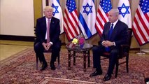 ABD Başkanı Trump Israil'de Başbakan Netanyahu Ile Bir Araya Geldi (2)