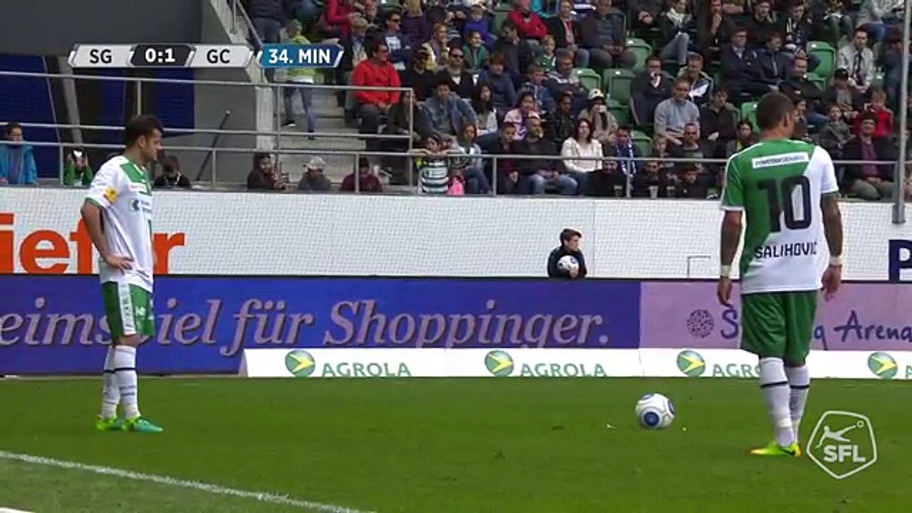 Sankt Gallen 1:1 Grasshoppers (Swiss Super League 21 May 2017)