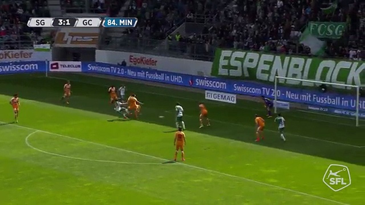 Sankt Gallen 4:1 Grasshoppers (Swiss Super League 21 May 2017)