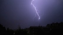 Intensa tormenta eléctrica sobre Asturias, noche del 21 de Mayo