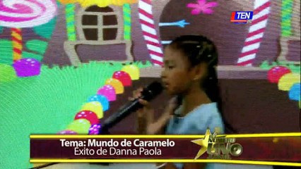 Ana Karolyna en su primer presentación