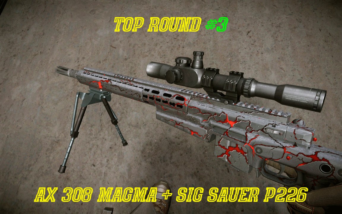 Top Round #3 - AX 308 Magma + Sig Sauer P226