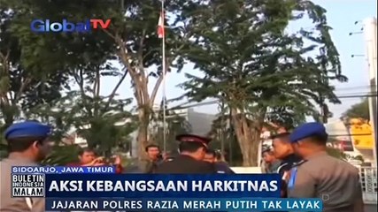 Polres Sidoarjo Gelar Razia Merah Putih Tak Layak