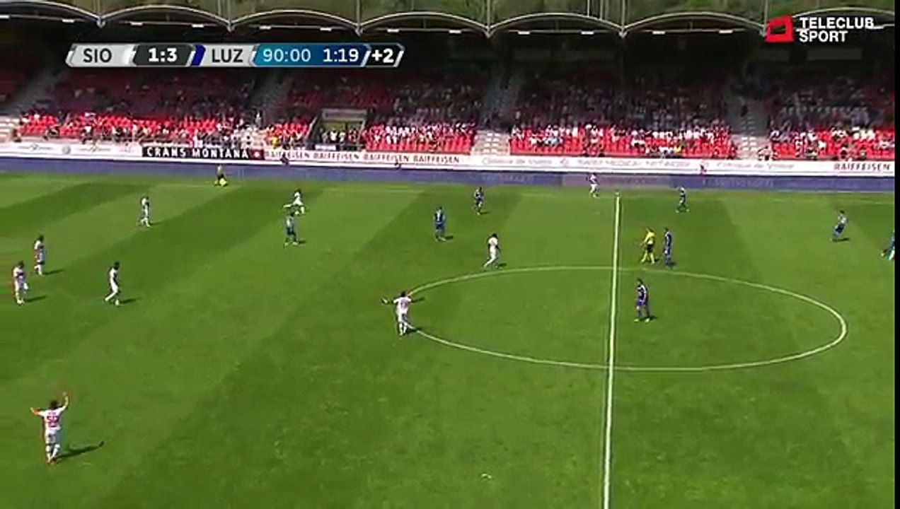 FC Sion 2:3 FC Luzern (Swiss Super League 21 May 2017)