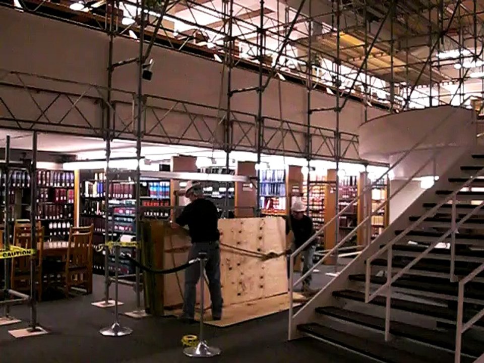 Raising the panels