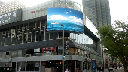 Downtown Denver along the 16th Street Mall.