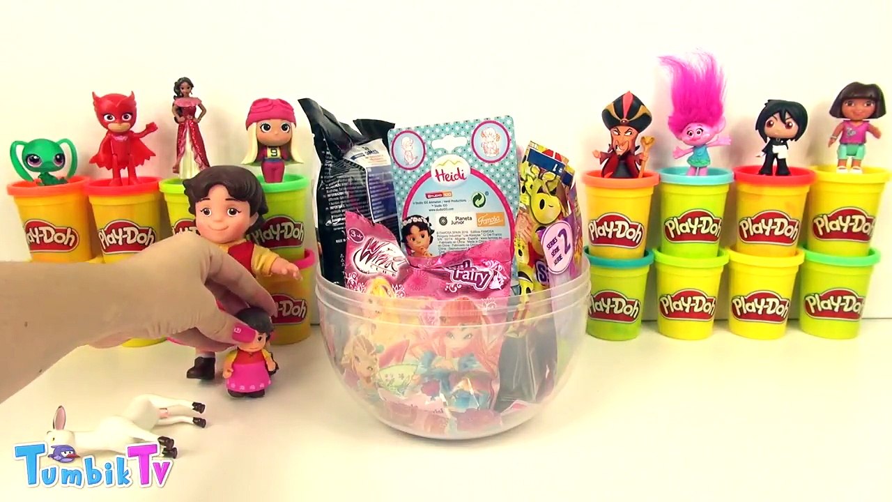 Heidi Sürpriz Yumurta Oyun Hamuru - Winx Tsum Tsum Cicibiciler
