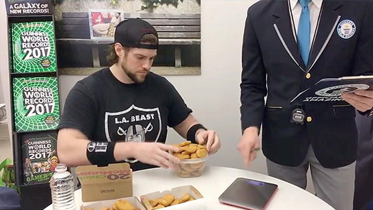 Competitive Eater Sets New Record For Most Nuggets In 3 Mins