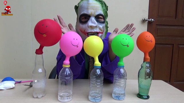 Learn Colors with Play Balloons for Children Toddlers - Joker Colours Learning Videos