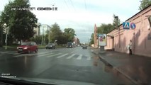 Lucky pedestrians and crazy Russian drivers p.