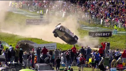 Wrc Portugal 2017 Day 4 Gilbert Big Crash Flips