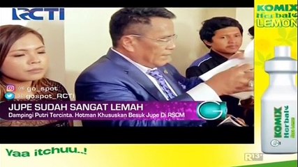 Hotman Paris Jenguk Julia Perez di RSCM Jakarta