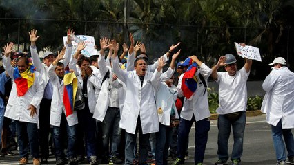 Venezuela: los doctores en la calles