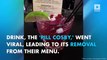 DC Restaurant removes 'Pill Cosby' cocktail after public outrage
