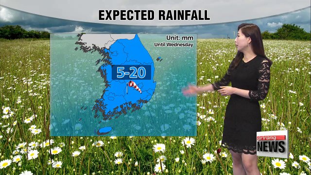 Light rain put the brakes on hot temps