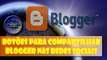 Botão Compartilhar nas Redes Sociais para Blogger