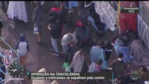 Usuários e traficantes de droga se espalham pelo centro de SP após operação na Cracolândia