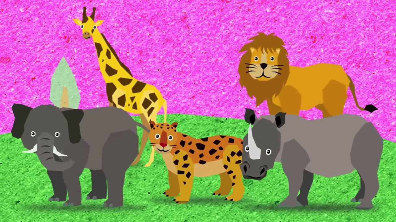 Finger Family Jungle Animals _ Animals Finger Family Song _ Nursery Rhymes for Children