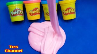 DIY Slime Play Doh Withut Glue, How To Make Slime Without Play Doh With Glue, Borax, Deter