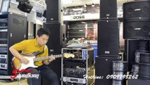 Demo loa Soundking dòng L với nhạc cụ guitar điện solo